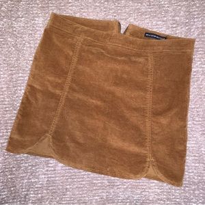 Brandy Melville velvet mini skirt NWOT